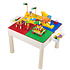 Decopatent Decopatent - 4in1 Kindertafel met Lego® & Duplo® bouwplaat - Watertafel met Hengels en Vissen - Zandtafel met Zand - Bouwtafel
