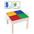 Decopatent Decopatent® - 4in1 Kindertafel met Lego® & Duplo® bouwplaat - Watertafel met Hengels en Vissen - Zandtafel met Zand - Bouwtafel