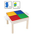 Decopatent Decopatent - 4in1 Kindertafel met Lego® & Duplo® bouwplaat - Watertafel met Hengels en Vissen - Zandtafel met Zand - Bouwtafel