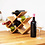 Decopatent Decopatent® Wijnrek voor 8 flessen wijn - Bamboe - Hout - Design wijnrek - Wijnflessenrek - Flessenrek voor 8 Wijnflessen