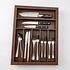 Decopatent Decopatent® Uitschuifbaar bestekbak - Besteklade - 7 Vaks -> Uitschuifbaar naar 9 Vakken - Bestekbakken organizer - Bamboe - Bruin