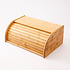 Decopatent Decopatent® Broodtrommel met rolluik - Bamboe houten brooddoos met Schuifdeksel - Broodtrommel - Brood bewaren en vers houden