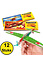 Henbrandt Decopatent® - 12 Stuks Foam Vliegtuigen - Uitdeelcadeautjes - Fighter Gliders Foam vliegtuig - Zweefvliegtuigen - Mix soorten