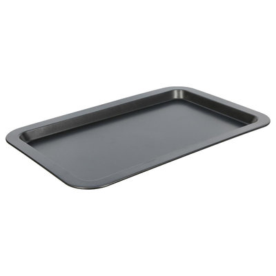 Decopatent Decopatent® Bakplaten - SET van 3 stalen Bakplaten - Bakplaat voor oven - Anti-aanbak laag - Rechthoekige Ovenplaat - Ovenbakplaat