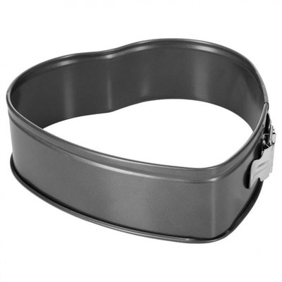 Decopatent Decopatent® Harten Springvorm Bakvorm-  Ø23 Cm - Hart - Metaal - Bakvorm - Cakevorm - Taartvorm