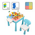 Decopatent Decopatent® - Kindertafel - Speeltafel met 1 Stoel & bouwplaat (Voor Lego® & Duplo® blokken) Bouwtafel - Watertafel - Boekenhouder