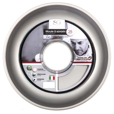 Decopatent Decopatent® Tulband bakvorm  - Ø25 Cm ROND - Metaal - Tulbandvorm - Anti-aanbak Ronde Bakvorm - Cakevorm - Taartvorm