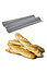 Decopatent Decopatent® Stokbroodvorm - Bakvorm voor Stokbrood - 2 rijen - Baguette bakvorm - Stokbroodvorm patisse - 38 x 16.5 x 2 Cm