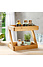 Decopatent Decopatent® 2 Laags Keuken Opbergrek - Staand rek 2 etages - Keukenrek - Bamboe Hout - Etagere rek - Kruidenrek - Keuken Organizer