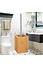 Decopatent Decopatent® Toiletborstel met houder - Bamboe Hout - WC borstel met houder - Staande Toiletborstelhouder - Vrijstaand