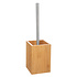 Decopatent Decopatent® Toiletborstel met houder - Bamboe Hout - WC borstel met houder - Staande Toiletborstelhouder - Vrijstaand