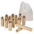 Cepewa Decopatent® Kubb werpspel - behendigheidsspel - Houten buitenspel - Scandinavisch werpspel van hout - 2 tot 4 Spelers