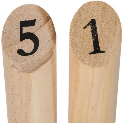 Cepewa Decopatent® Kubb werpspel - behendigheidsspel - Houten buitenspel - Scandinavisch werpspel van hout - 2 tot 4 Spelers