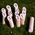 Cepewa Decopatent® Kubb werpspel - behendigheidsspel - Houten buitenspel - Scandinavisch werpspel van hout - 2 tot 4 Spelers
