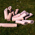Cepewa Decopatent® Kubb werpspel - behendigheidsspel - Houten buitenspel - Scandinavisch werpspel van hout - 2 tot 4 Spelers