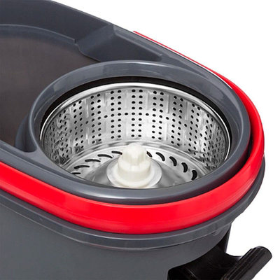 Decopatent Decopatent® Vloermopsysteem met emmer en pedaal - Mop set - Schoonmaken van vloer - Vloermop dweil met Dweilemmer en lange steel