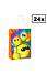 Henbrandt Decopatent® 24 STUKS Smiley Traktatie Uitdeel papieren zakjes met handvat - Smilli Traktaitezakjes voor uitdeelcadeautjes