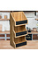 Decopatent Decopatent® 3 Laags Keuken Opbergrek - Staand rek 3 etages - Keukenrek - Bamboe Hout - Etagere rek - Kruidenrek - Keuken Organizer