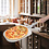 Decopatent Decopatent® Pizzaschep - Vierkante pizzaschep met lang houten Handvat (80cm) - Pizzaspatel Hout / Rvs metaal - VIERKANT
