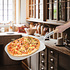 Decopatent Decopatent® Pizzaschep - Vierkante pizzaschep met lang houten Handvat (80cm) - Pizzaspatel Hout / Rvs metaal - VIERKANT