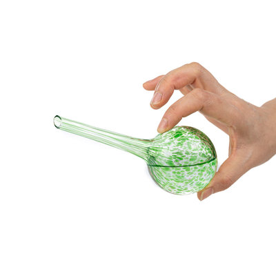 Decopatent Decopatent® 4 Stuks - Waterdruppelaar voor Planten - Watergever - Glas - Waterbollen - Watergeefsysteem - Plantenbollen - Groen