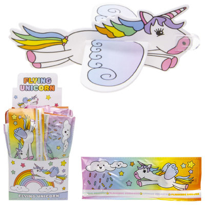 Decopatent Decopatent® Uitdeelcadeaus 48 STUKS Foam Unicorn Vliegtuigen - Traktatie Uitdeelcadeautjes voor kinderen - Speelgoed Traktaties