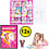 Decopatent Decopatent® Uitdeelcadeaus 12 STUKS Unicorn / Eenhoorn A4 Kleurboekjes met Stickers - Traktatie Uitdeelcadeautjes voor kinderen