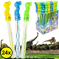 Decopatent Decopatent® Uitdeelcadeaus 24 STUKS Dinosaurus Bellenblaas Staaf 25CM - Traktatie Uitdeelcadeautjes voor kinderen - Klein Speelgoed