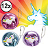 Decopatent Decopatent® Uitdeelcadeaus 12 STUKS Mini Unicorn / Eenhoorn Portemonee's - Traktatie Uitdeelcadeautjes voor kinderen - Speelgoed