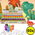 Decopatent Decopatent® Uitdeelcadeaus 60 STUKS Dinosaurus Stempels - Traktatie Uitdeelcadeautjes voor kinderen - Speelgoed Traktaties