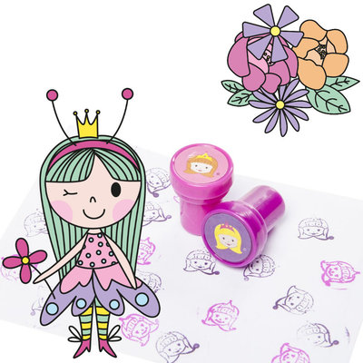 Decopatent Decopatent® Uitdeelcadeaus 60 STUKS Prinsessen Stempels - Traktatie Uitdeelcadeautjes voor kinderen - Speelgoed Traktaties