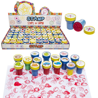 Decopatent Decopatent® Uitdeelcadeaus 60 STUKS MIX Traktatie Stempels - Traktatie Uitdeelcadeautjes voor kinderen - Speelgoed Traktaties