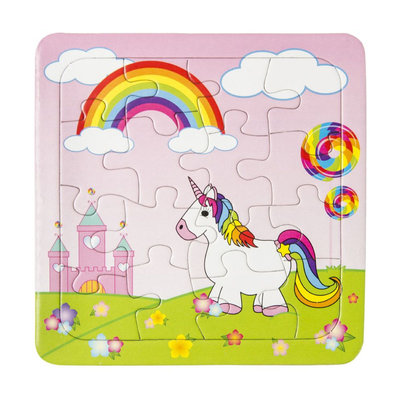 Decopatent Decopatent® Uitdeelcadeaus 50 STUKS Unicorn / Eenhoorn Puzzels - Traktatie Uitdeelcadeautjes voor kinderen - Speelgoed Traktaties