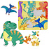 Decopatent Decopatent® Uitdeelcadeaus 50 STUKS Dinosaurus / Dino Puzzels - Traktatie Uitdeelcadeautjes voor kinderen - Speelgoed Traktaties