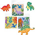 Decopatent Decopatent® Uitdeelcadeaus 50 STUKS Dinosaurus / Dino Puzzels - Traktatie Uitdeelcadeautjes voor kinderen - Speelgoed Traktaties
