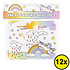 Decopatent Decopatent® Uitdeelcadeaus 12 STUKS Unicorn Traktatie / Uitdeel Doosjes - Voor Traktatie Uitdeelcadeautjes voor kinderen - Menubox