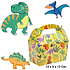 Decopatent Decopatent® Uitdeelcadeaus 12 STUKS Dinosaurus Traktatie / Uitdeel Doosjes - Voor Traktatie Uitdeelcadeautjes voor kinderen - Menubox