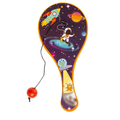 Decopatent Decopatent® Uitdeelcadeaus 48 STUKS Space Paddle Bat Bal Spel met Elastiek - Speelgoed Traktatie Uitdeelcadeautjes voor kinderen