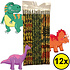 Decopatent Decopatent® Uitdeelcadeaus 12 STUKS Dinosaurus Potloden - Traktatie Uitdeelcadeautjes voor kinderen - Klein Speelgoed Traktaties