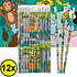 Decopatent Decopatent® Uitdeelcadeaus 12 STUKS Jungle Dieren Potloden - Traktatie Uitdeelcadeautjes voor kinderen - Klein Speelgoed Traktaties