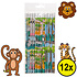 Decopatent Decopatent® Uitdeelcadeaus 12 STUKS Jungle Dieren Potloden - Traktatie Uitdeelcadeautjes voor kinderen - Klein Speelgoed Traktaties