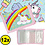 Decopatent Decopatent® Uitdeelcadeaus 12 STUKS Unicorn Kinder Portomonnees  - Eenhoorn Portomonai - Speelgoed Traktatie Uitdeelcadeautjes voor kinderen