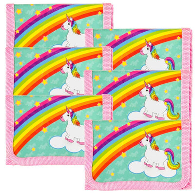 Decopatent Decopatent® Uitdeelcadeaus 12 STUKS Unicorn Kinder Portomonnees  - Eenhoorn Portomonai - Speelgoed Traktatie Uitdeelcadeautjes voor kinderen