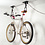 Decopatent Decopatent® Fietslift ophangsysteem - Ophangen fiets aan plafond - Fietstakel - Fietshaak - Dubbele Fietsophangsysteem met Katrol
