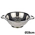 Decopatent Decopatent® Vergiet - Ø28 cm - Rvs Metalen Zeef - 2 Handvaten - Groente & fruit wassen / afspoelen - Pasta afgieten - Keukenzeef