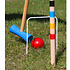 Decopatent Decopatent® Houten Familie Croquet Outdoor Speelset - Croquetspel Set voor 4 spelers - 17-delig