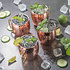 Decopatent Decopatent® 4 STUKS Moscow Mule beker - Set van 4 stuks - Koperen bekers - 500 ml - Cocktailbeker   - Mok voor Moscow Mule en cocktails - RVS