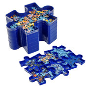 Decopatent Decopatent® Puzzel sorteerbakjes - 6 Vaks - Puzzel sorteer bakjes - Stapelbaar - Puzzle Puzzelstukjes Bakjes - 21,5 x 16,5 x 10,8 Cm