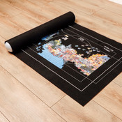 Decopatent Decopatent® Puzzlemat - Oprol Puzzelmat - Puzzelrol voor 500, 1000 tot 3000 Stukjes - Mat om Puzzel op te bergen - 120 x 80 Cm