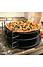Decopatent Decopatent® Pizza Bak Set 4-Delig - 3x Pizzaplaten met 1 Pizzarek - Voor in Oven -  Pizza bakplaat rond 31 Cm - 3 Stuks Pizzaplaat + Oven Standaard
